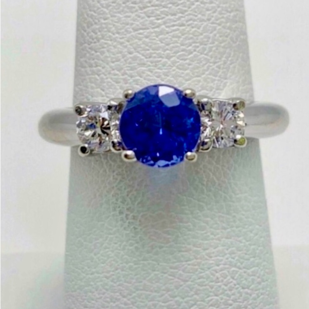 LeVian Tanzanite Diamond 18K Ring - Picture 4 of 14